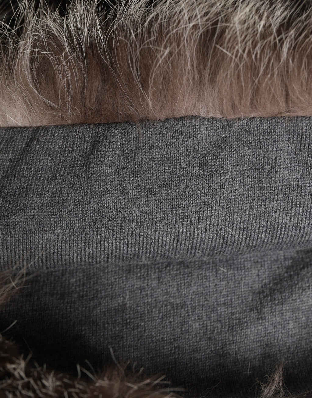 Brown Faux Fur Whole Head Wrap Capello Hat