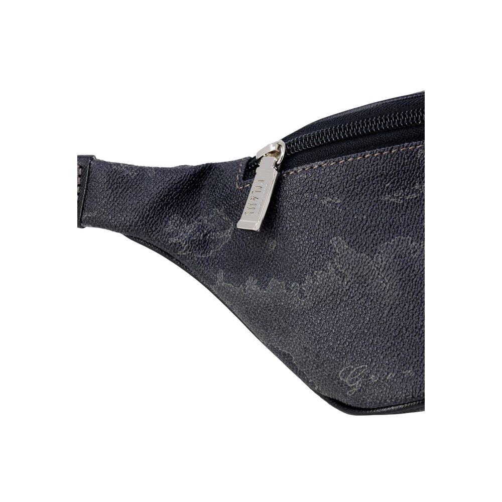 Black Polyester Belt Bag