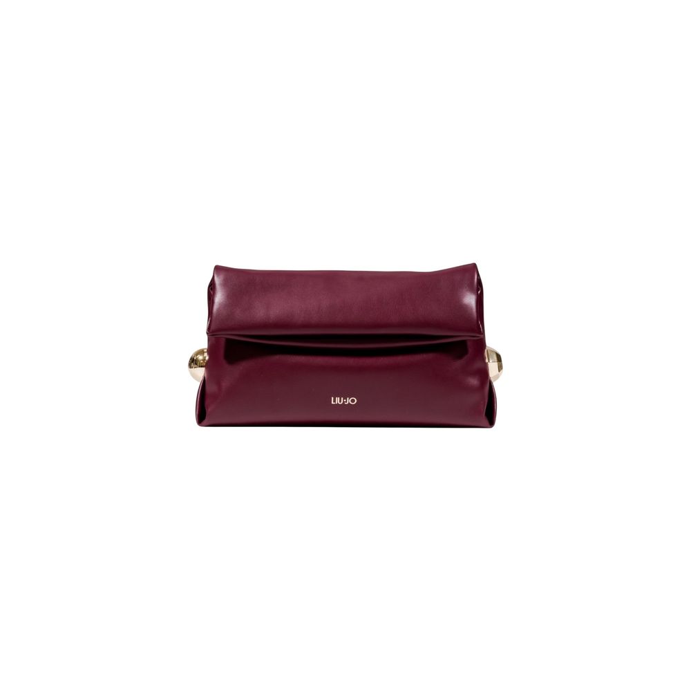 Bordeaux Polyethylene Clutch Bag