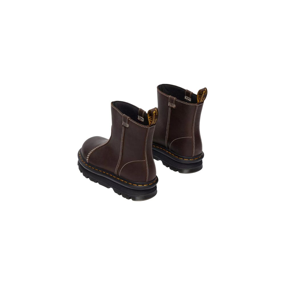 Brown Leather Ankle Boots