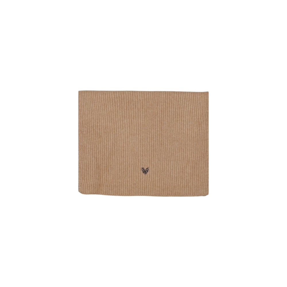 Beige Recycled Polyester Scarf