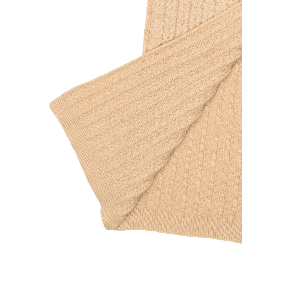 Beige Polyester Scarf