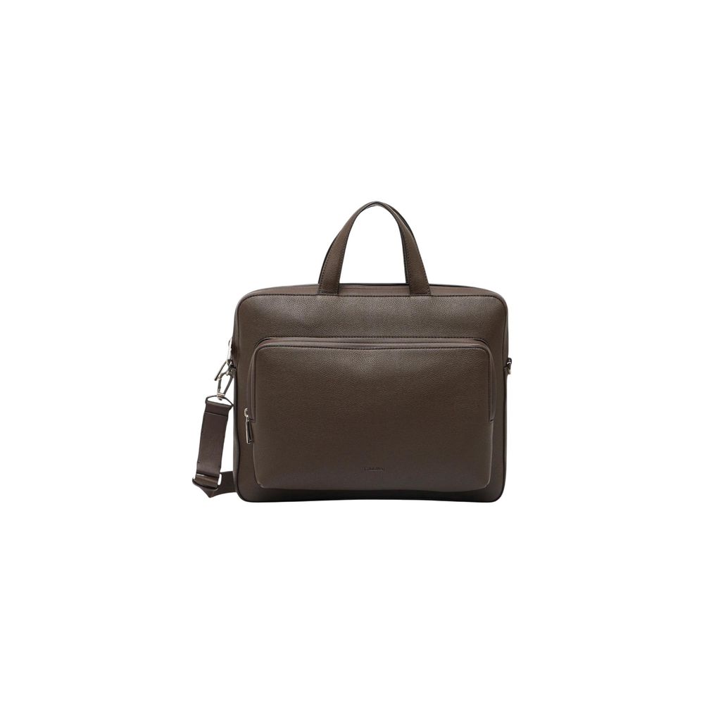 Brown Polyethylene Briefcase