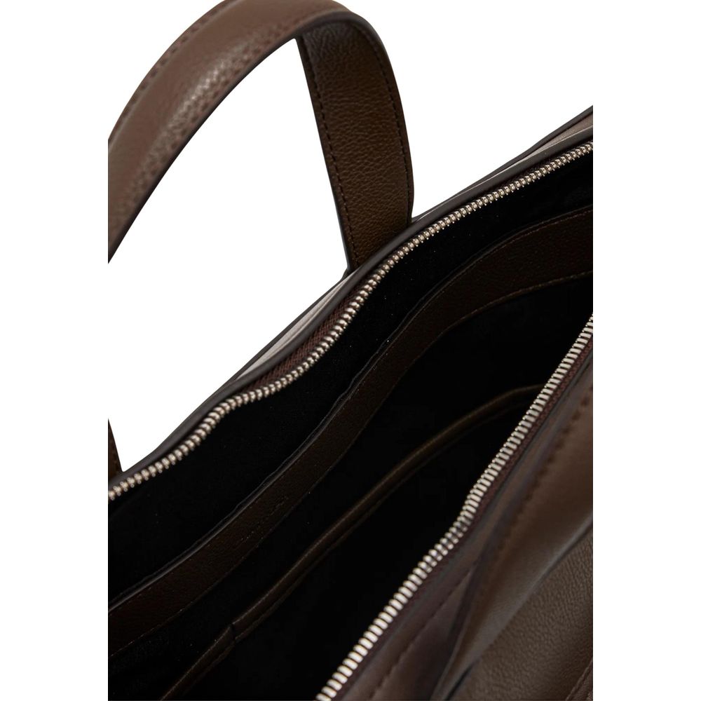 Brown Polyethylene Briefcase
