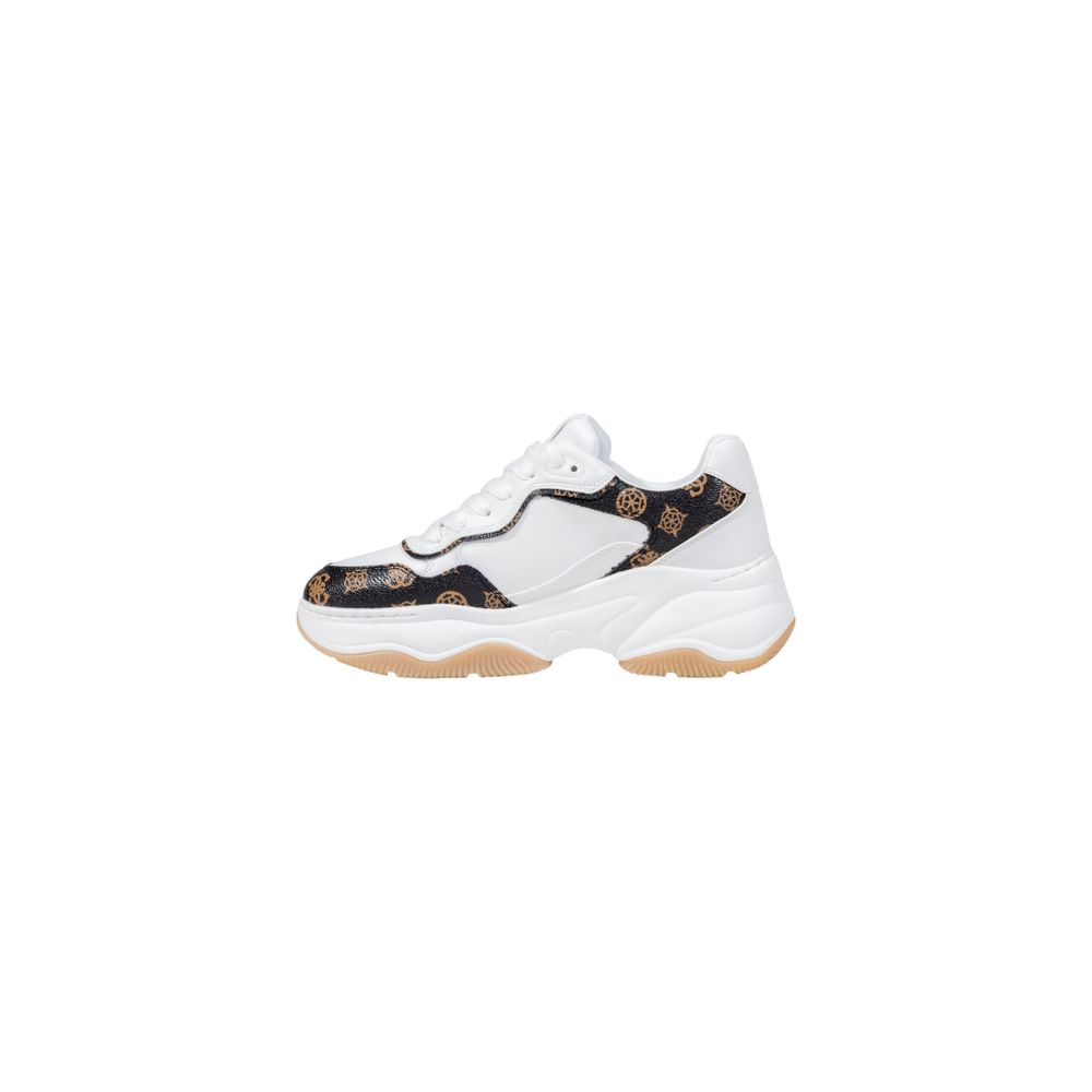 White Polyethylene Chunky Sneakers