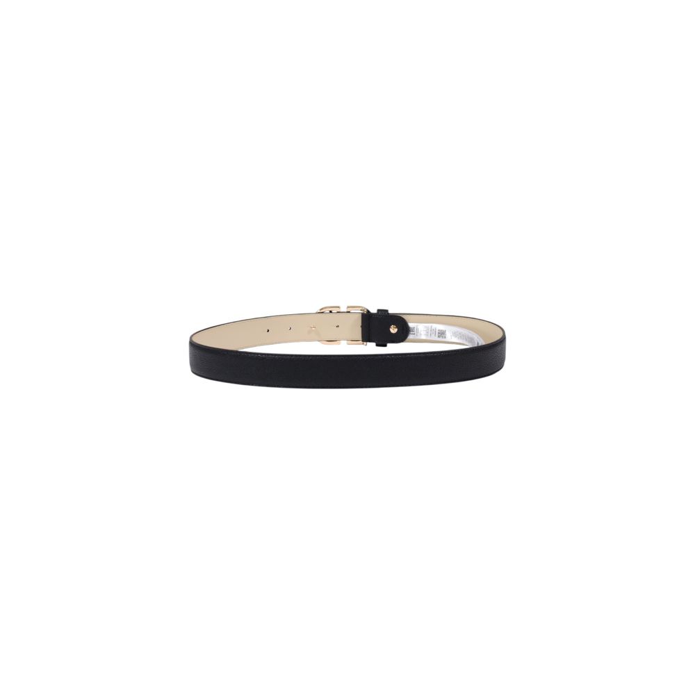 Black Polyester Thin Belt