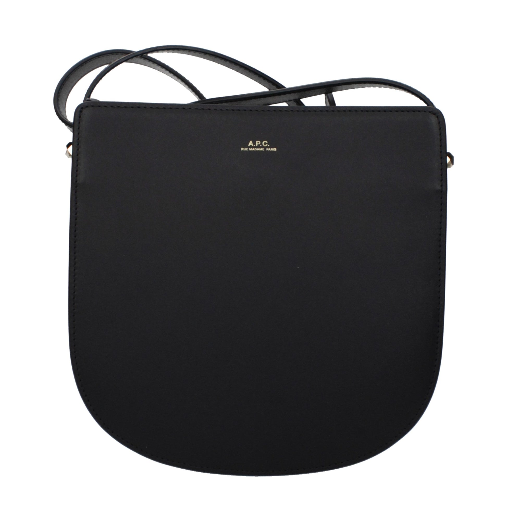 Black Leather Crossbody Bag
