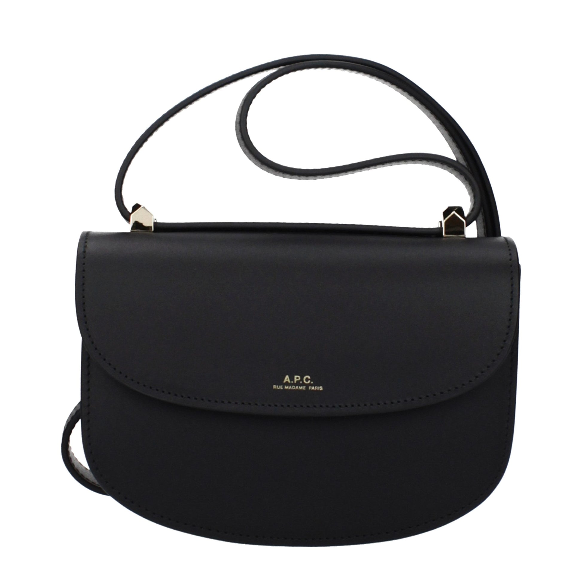 Black Leather Shoulder Bag