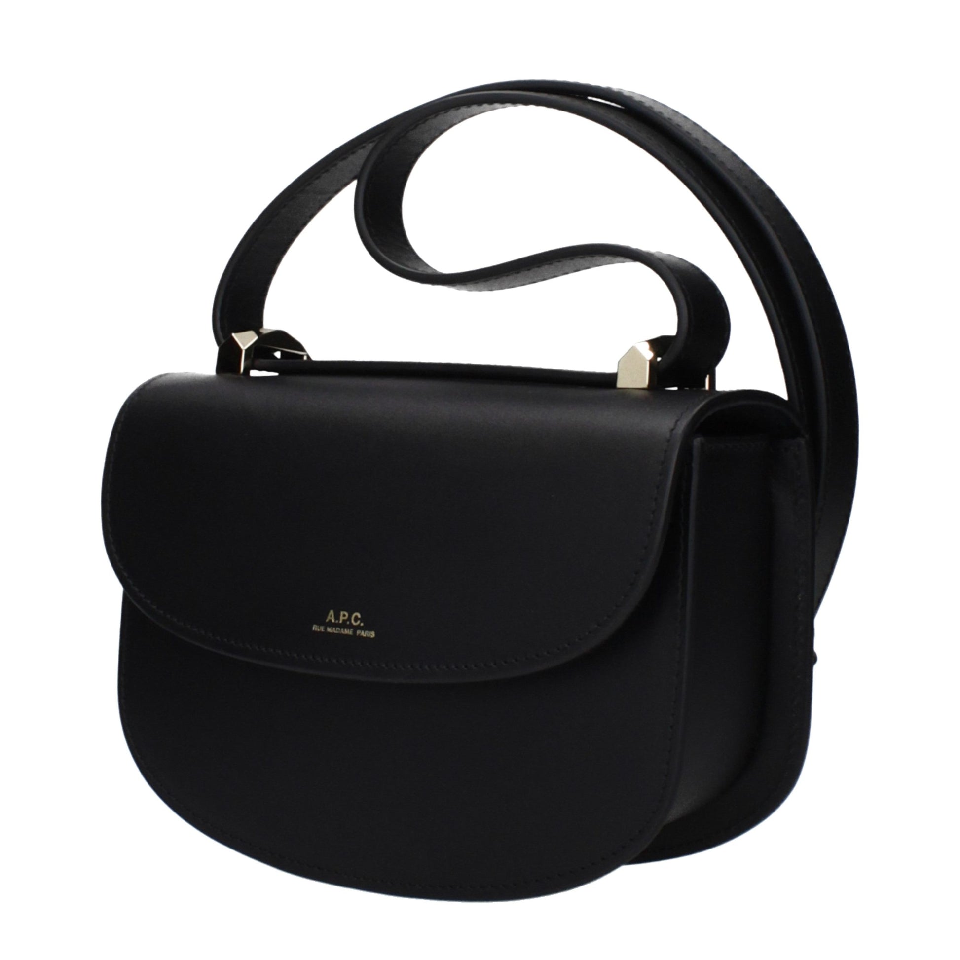 Black Leather Shoulder Bag