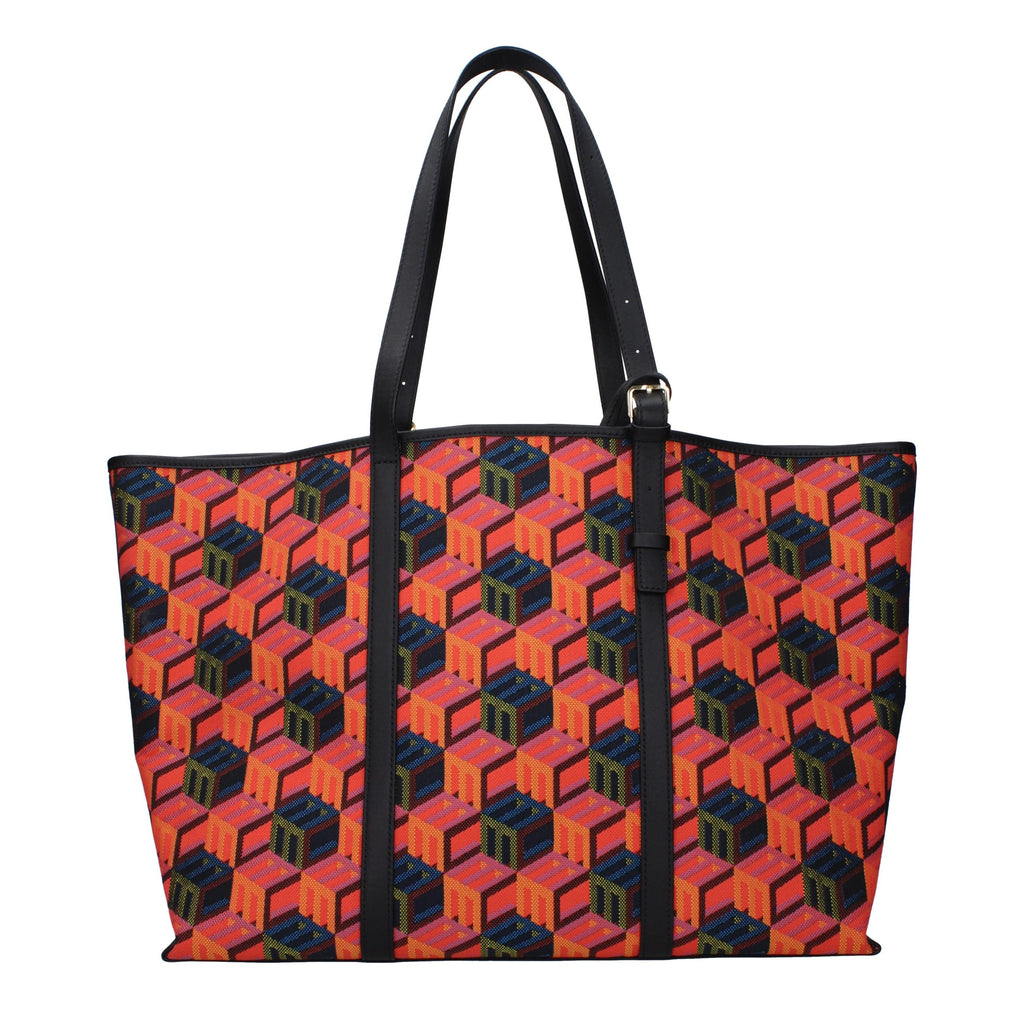 Multicolor Fabric Shoulder Bag