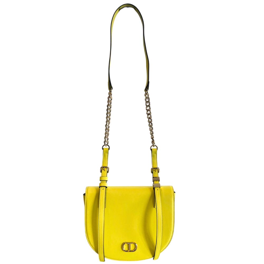 Bicolor Polyethylene Crossbody Bag