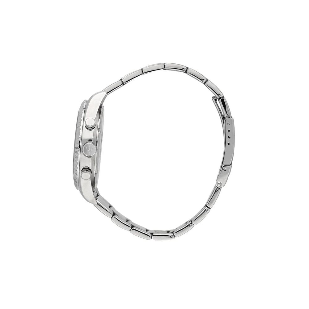 Gray Stainless Steel Dress Watch