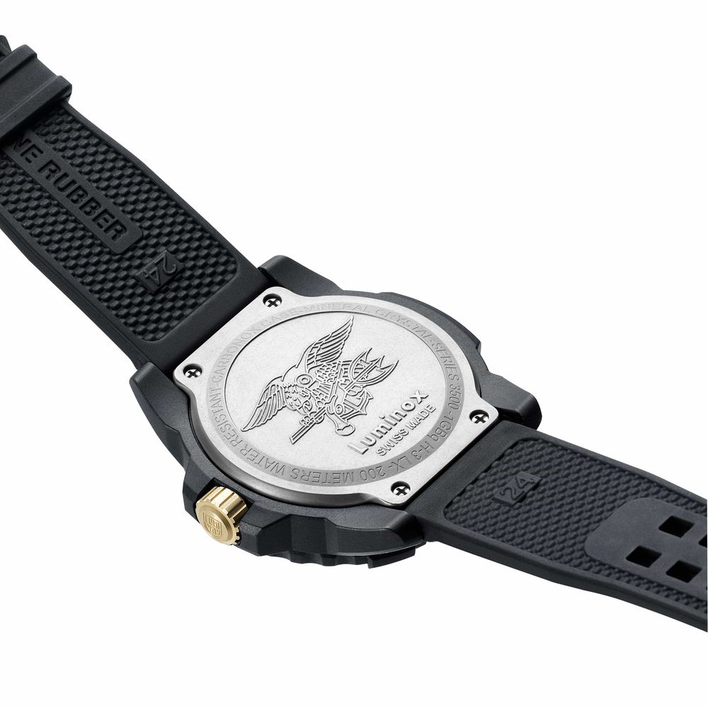 Black Rubber Sport Watch