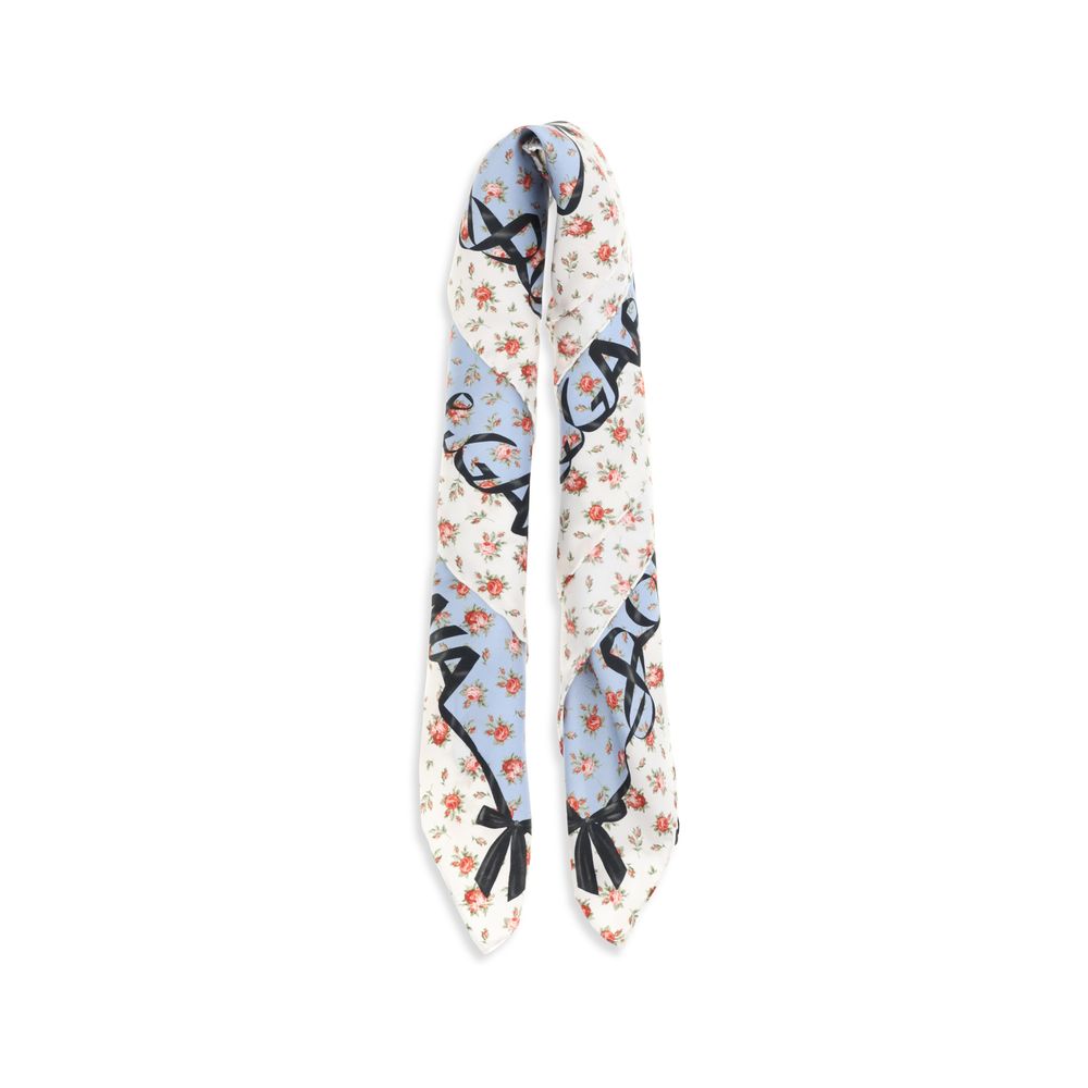 Multicolor Silk Scarf