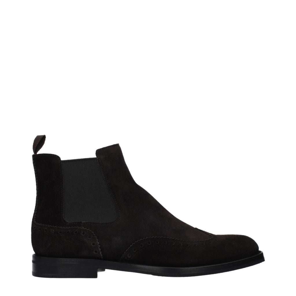 Brown Leather Ankle Boots