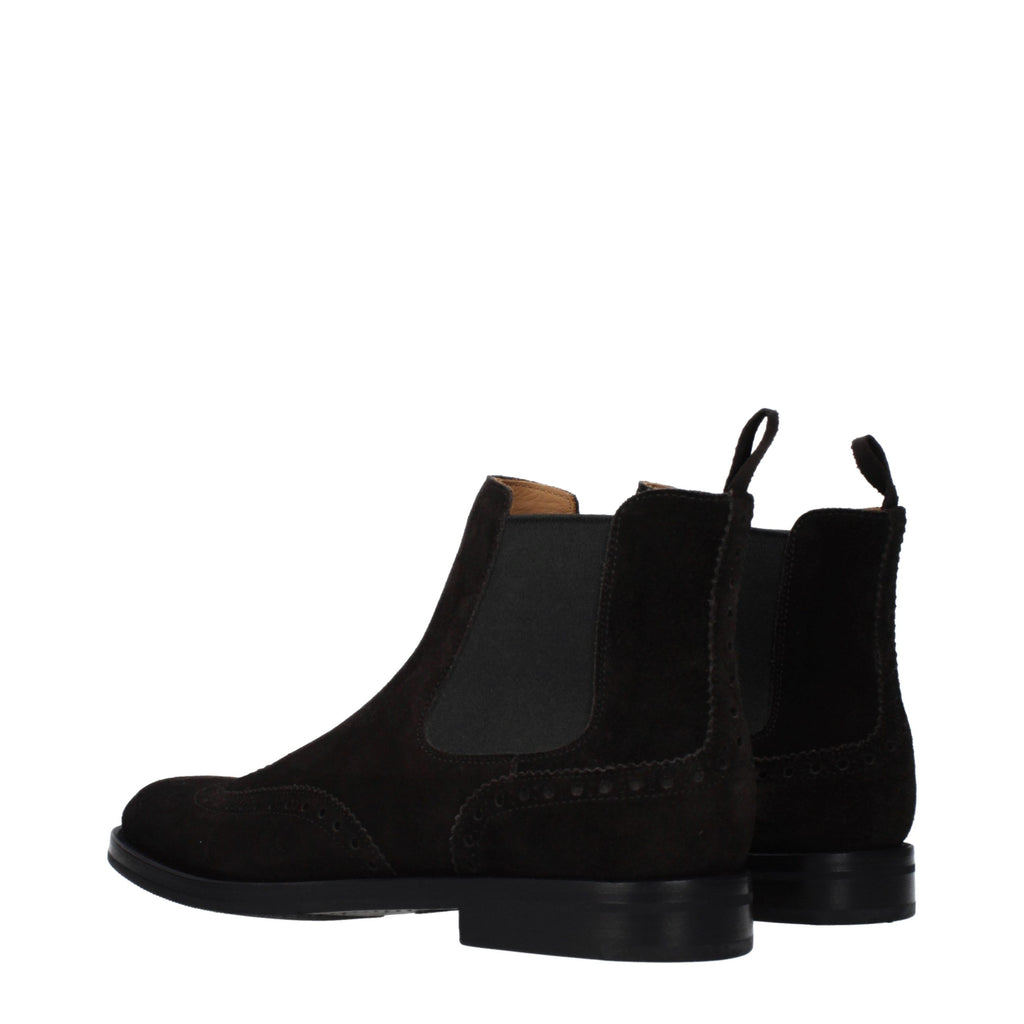 Brown Leather Ankle Boots
