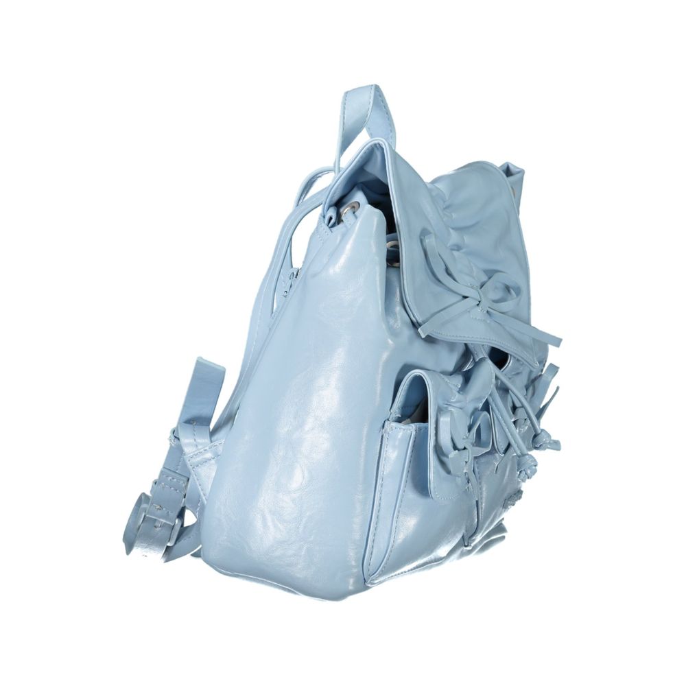 Azzurro Poliuretano Women Backpack