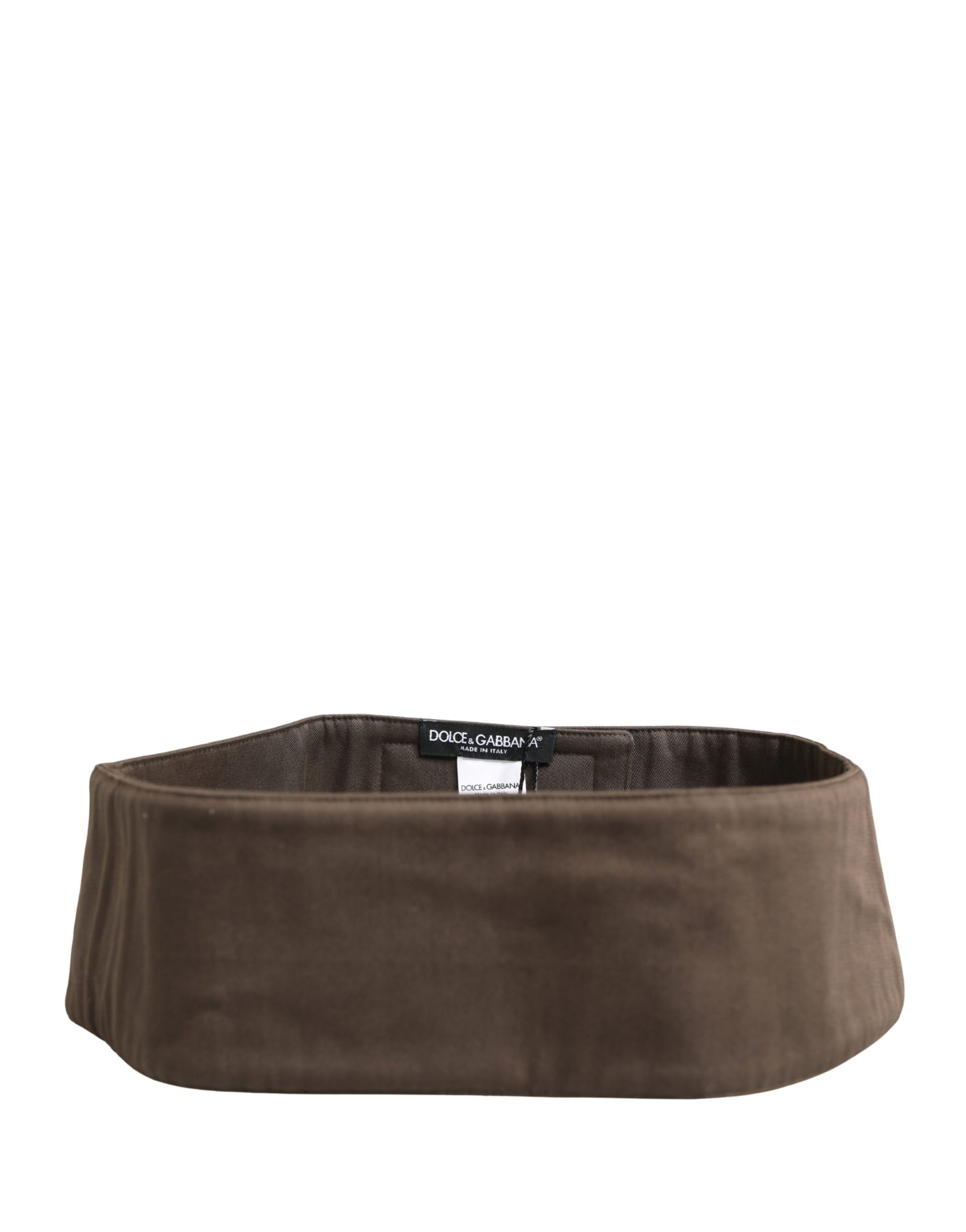 Brown Viscose Wide Belt Waist Cummerband Men