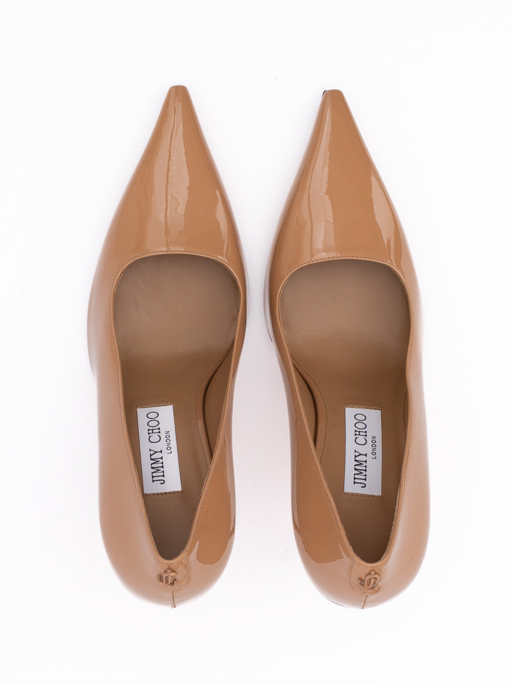 Powder Pink Patent Leather Ixia 95 Pumps