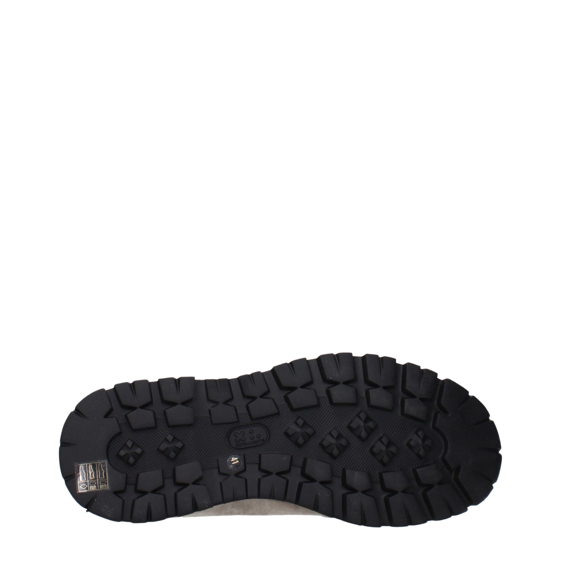 Beige Leather Low Top Sneakers