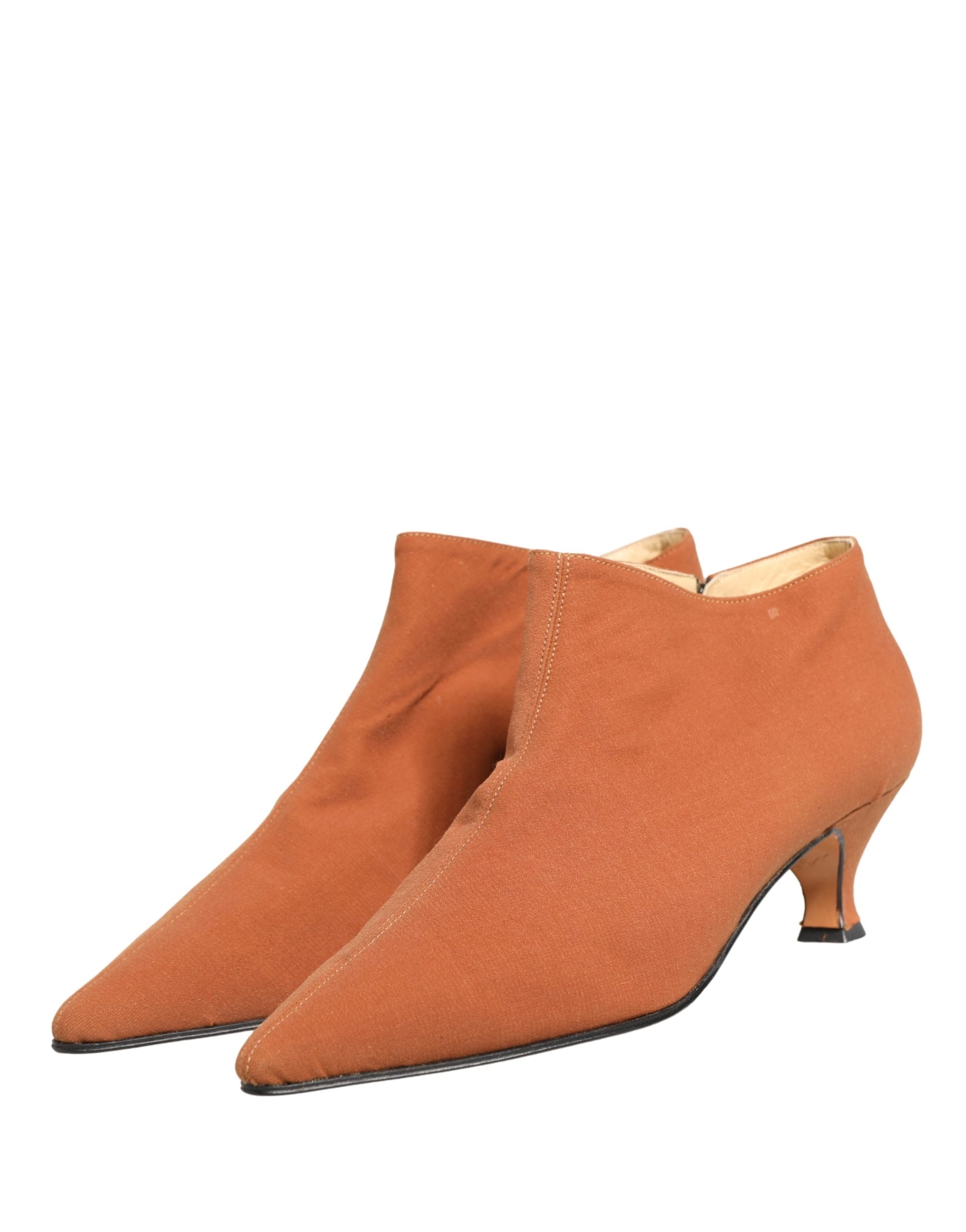 Brown Suede Ankle Boots Shoes