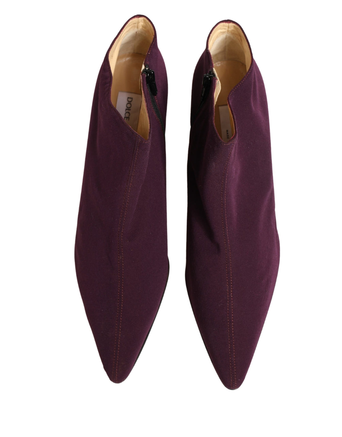 Purple Suede AnkleBoots Shoes
