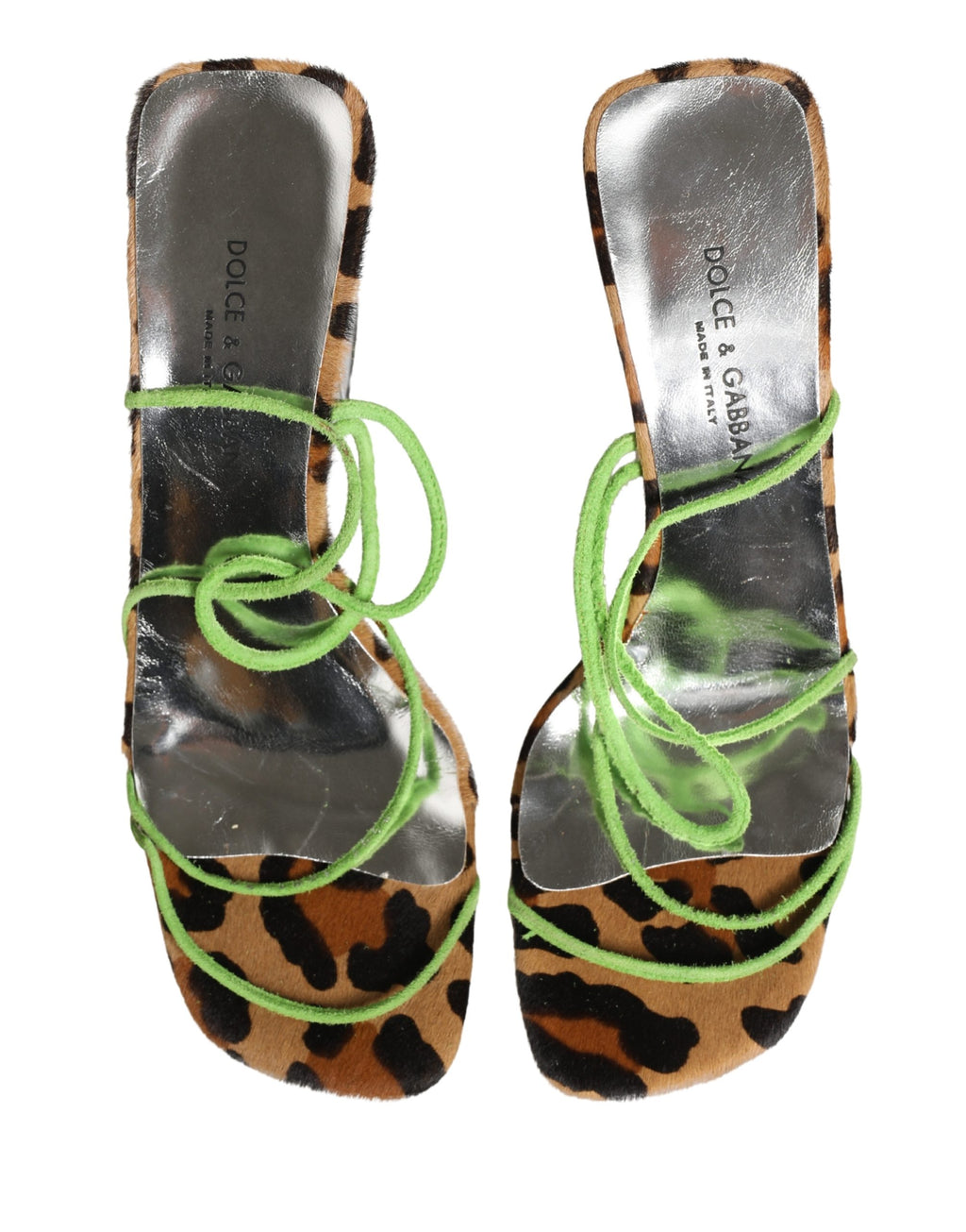 Multicolor Leather Block Heels Sandals Shoes