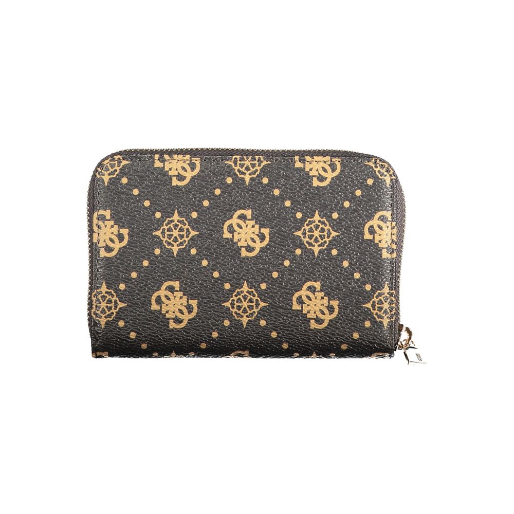 Marrone Poliuretano Womens Wallet