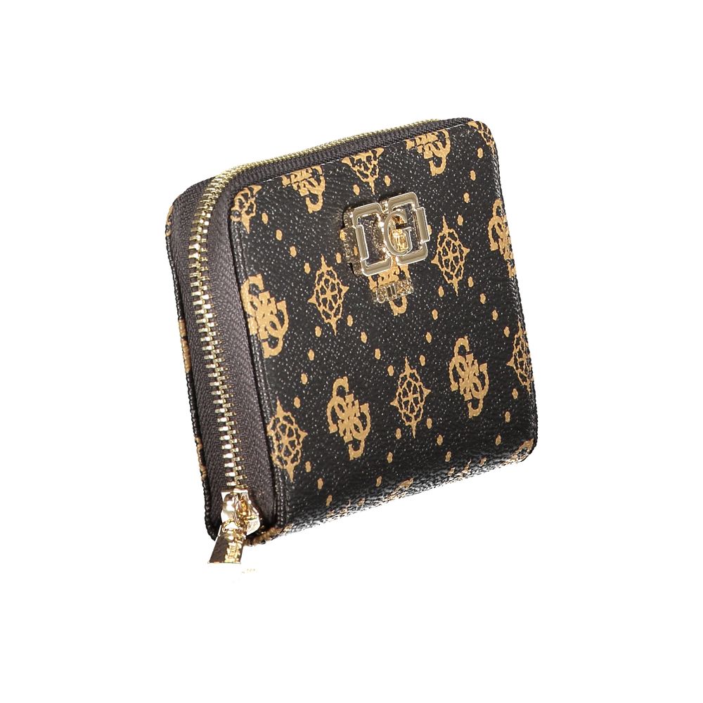 Marrone Poliuretano Womens Wallet