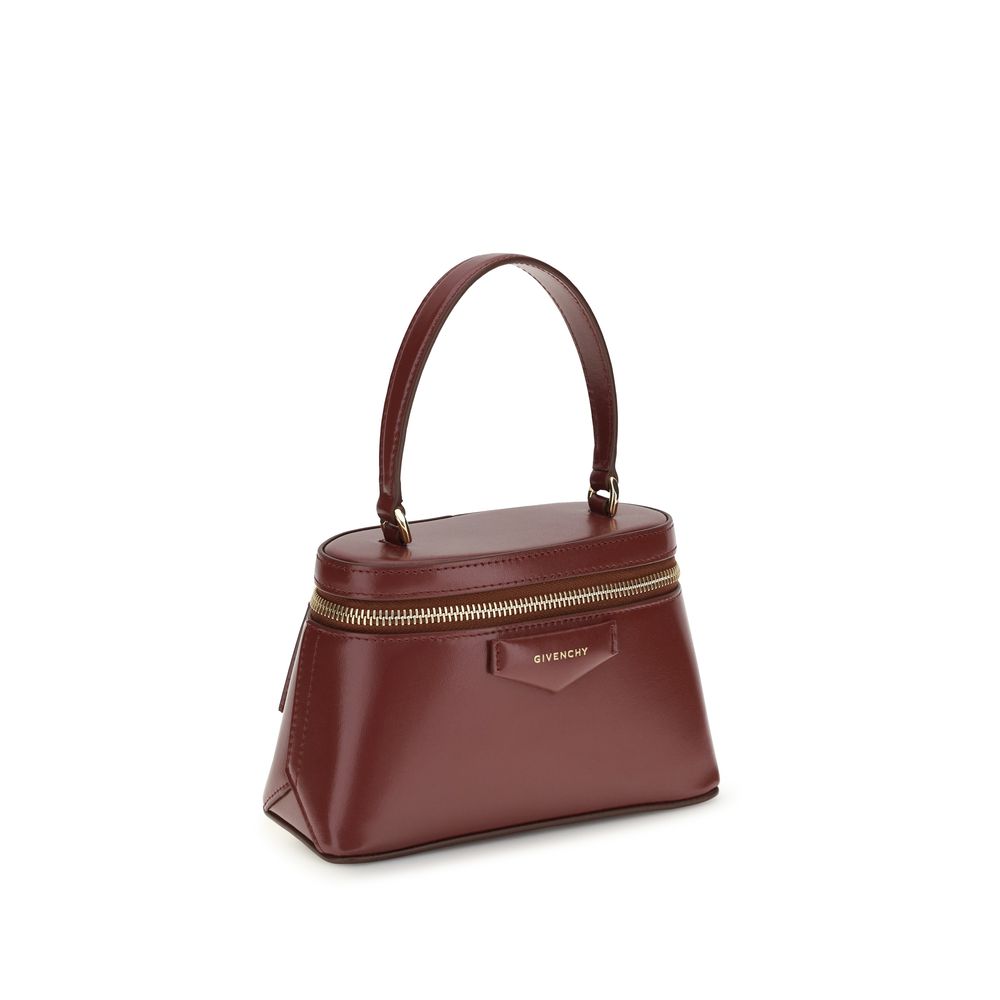 Burgundy Calf Leather Bos Taurus Handbag