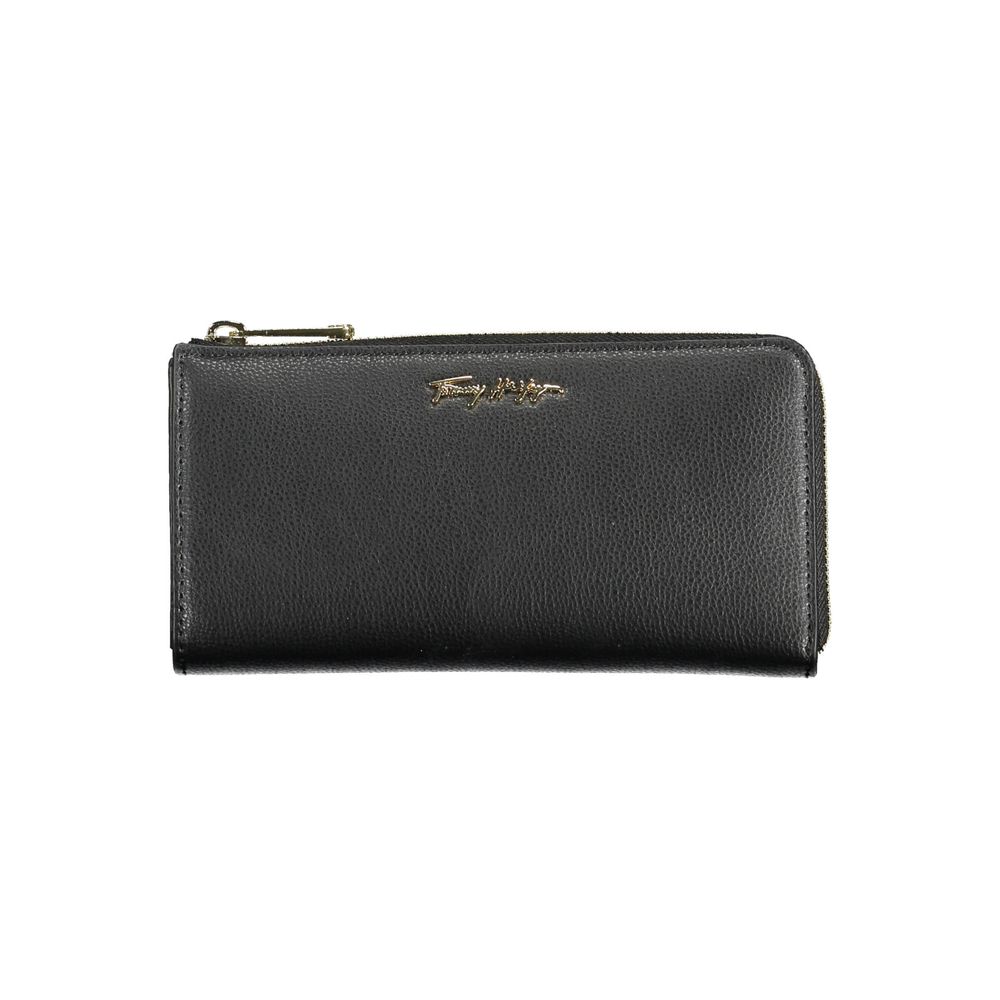 Nero Poliuretano Women Wallet