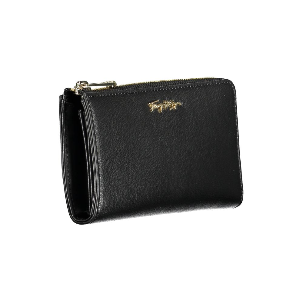 Nero Poliuretano Women Wallet