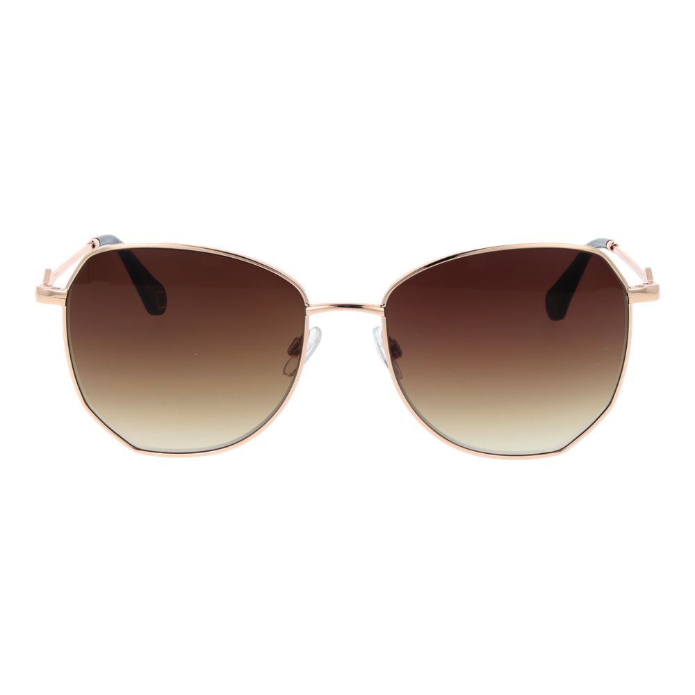 Rose Gold Metal Sunglasses
