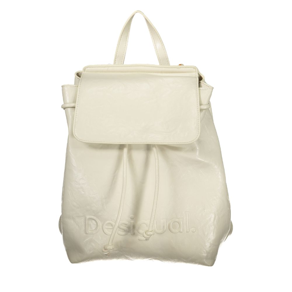 White Polyethylene Backpack