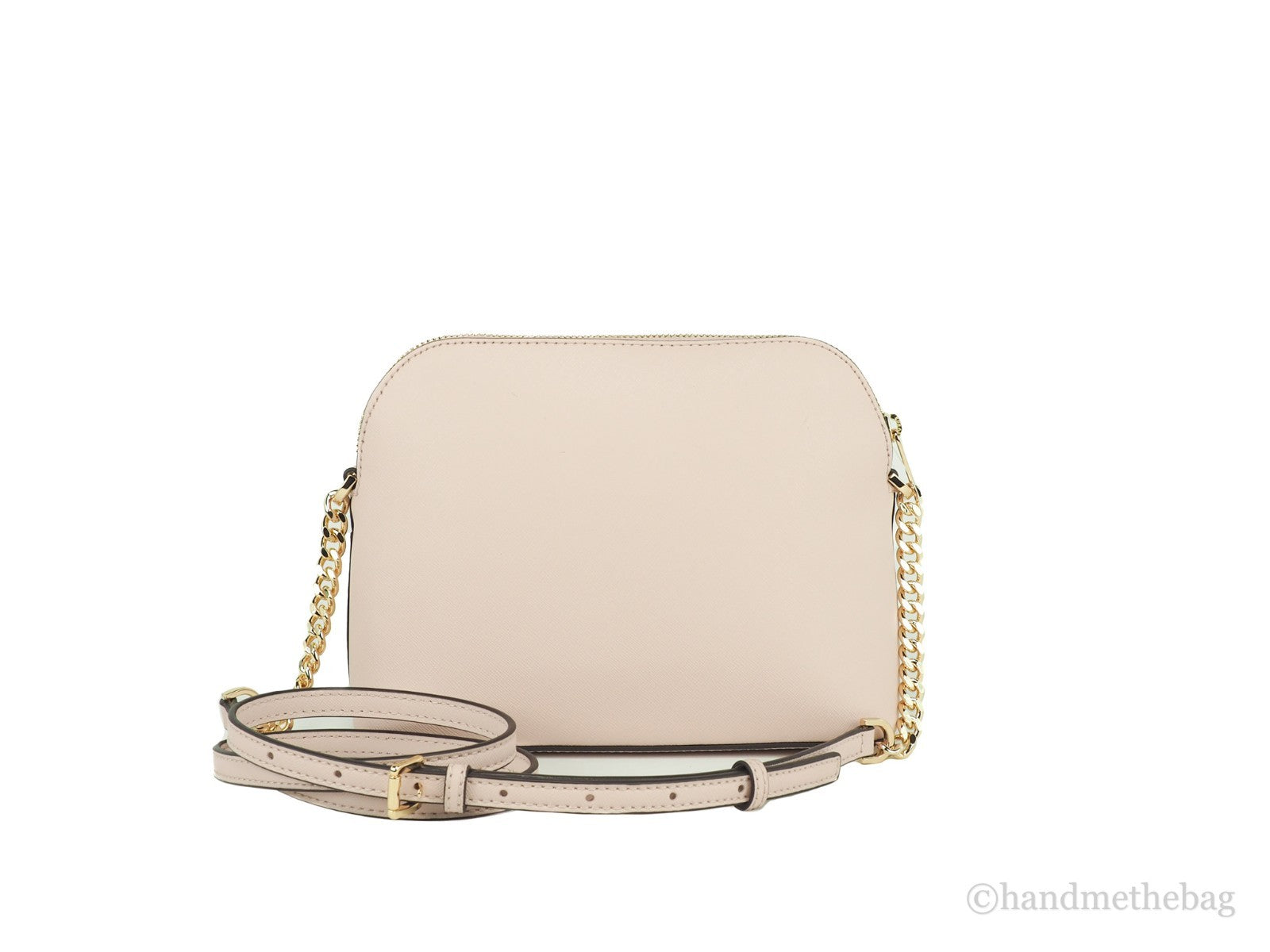 Michael Kors Women'S Jet Set Travel Dome Leather Crossbody Bag