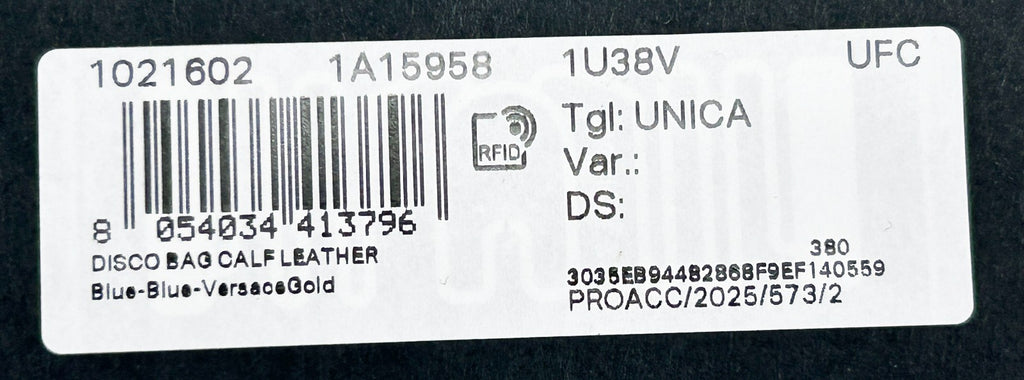 Versace Round Disco Leather Camera Case Crossbody Bag