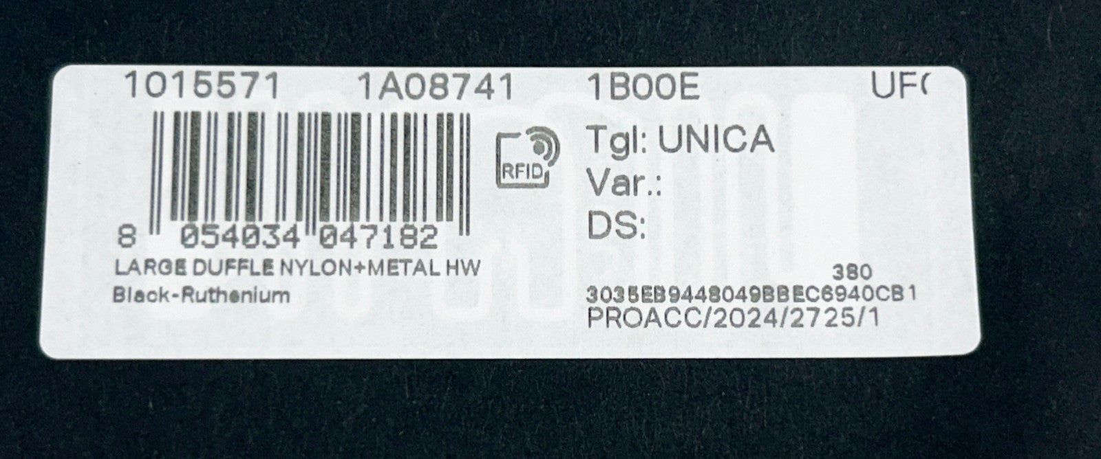 Versace Medusa Large Nylon Duffle Bag