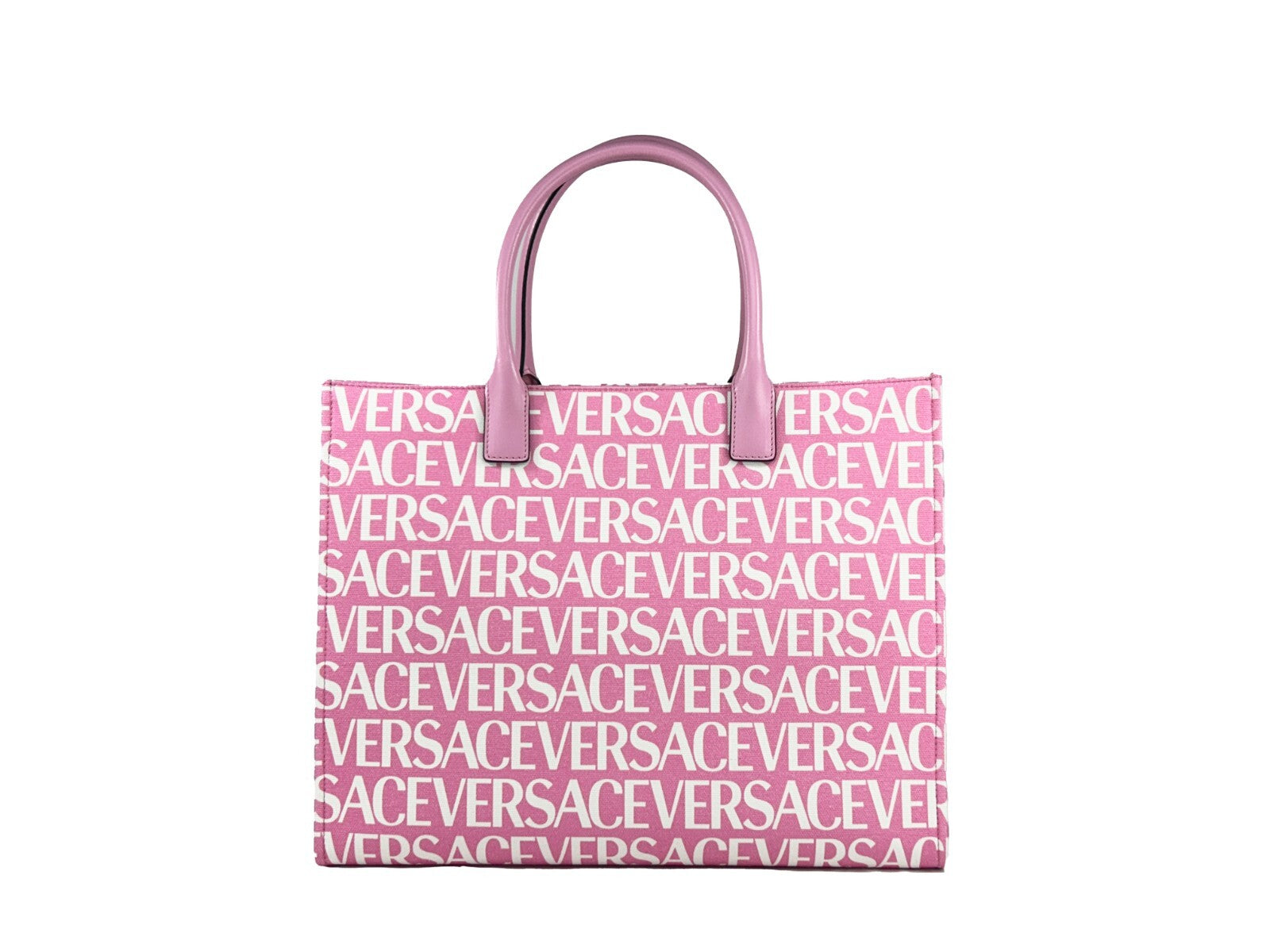 Versace Medusa Large Canvas Large Tote Bag Baby Pink
