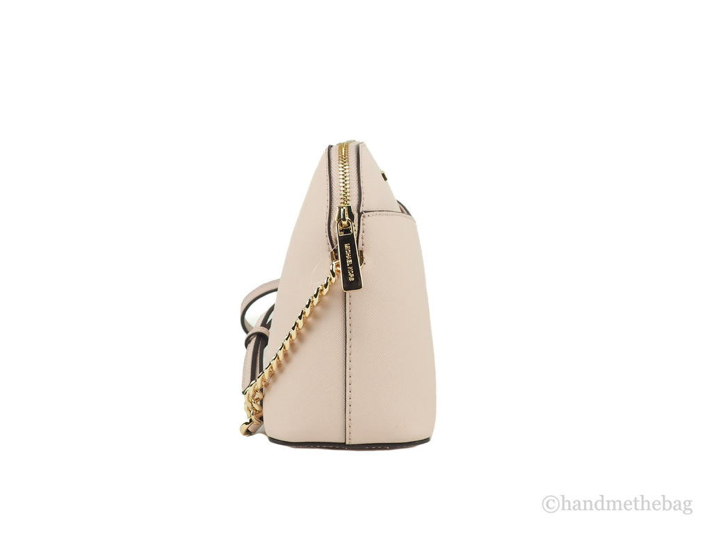 Michael Kors Women'S Jet Set Travel Dome Leather Crossbody Bag