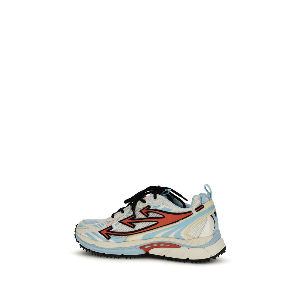 Blue Calf Leather Bos Taurus Athletic Sneakers