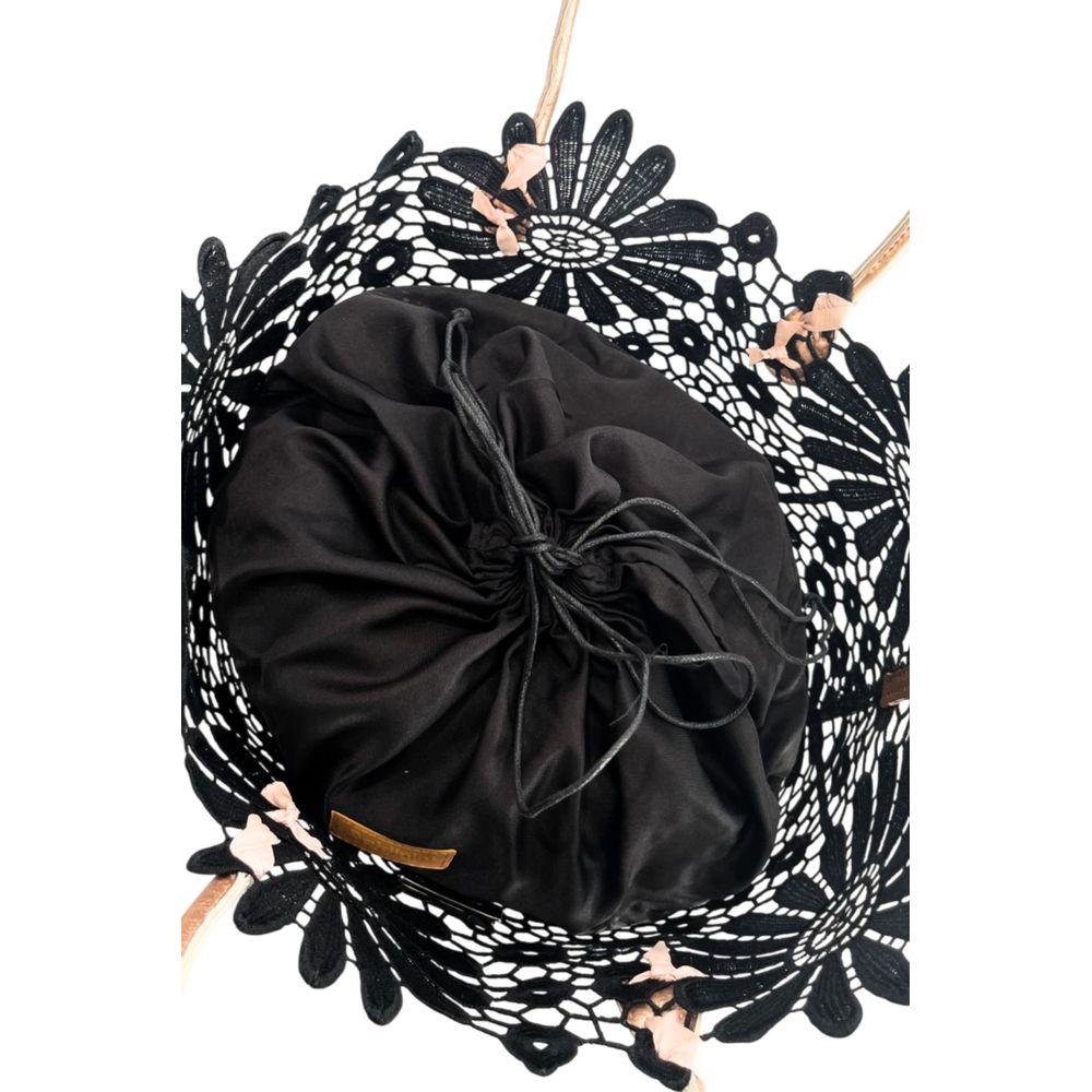 Black PU Women Handbag