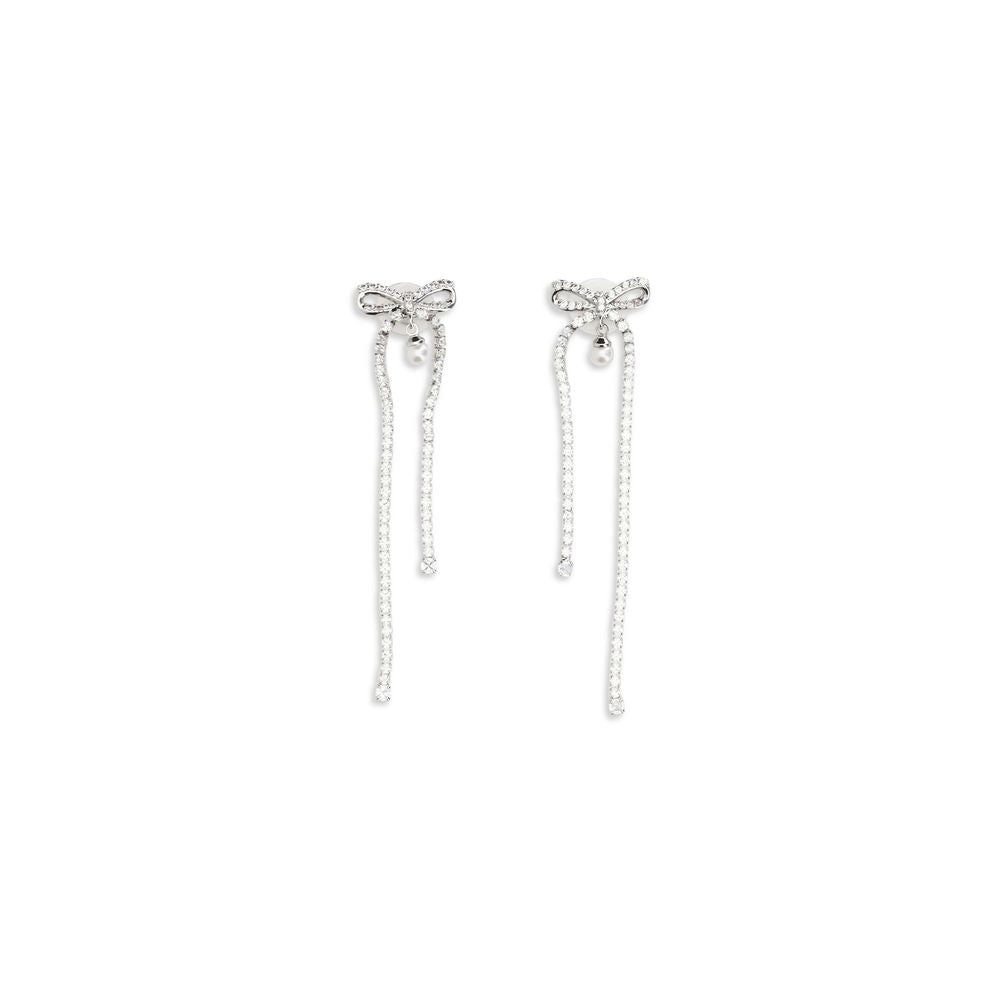 Silver Brass Earrings