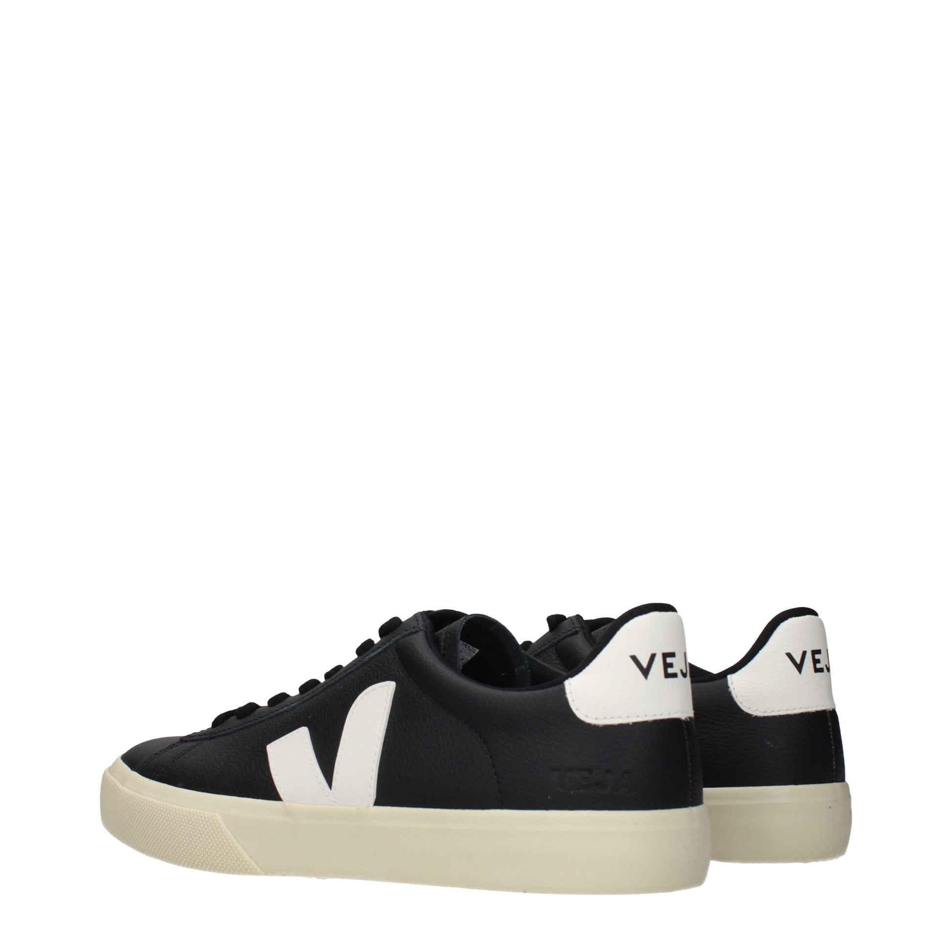 Black Leather Low Top Sneakers