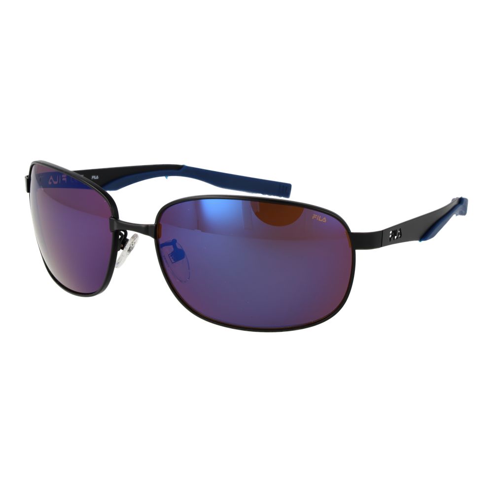 Black Stainless Steel Sunglasses