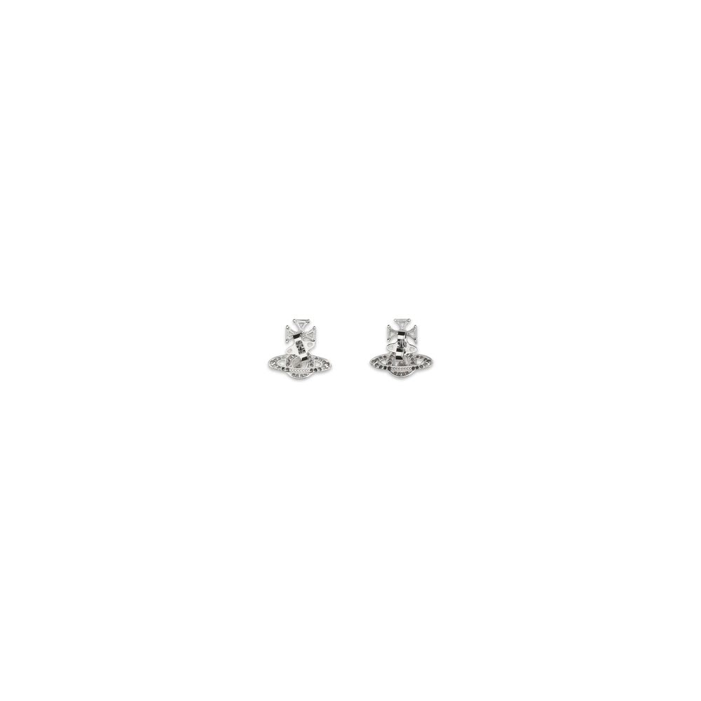 Silver Metal Earrings