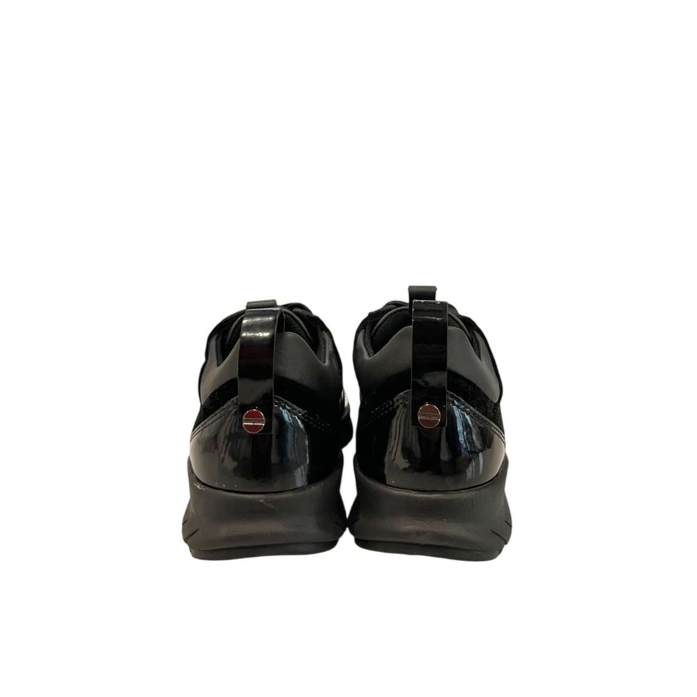 Black Fabric Women Sneaker