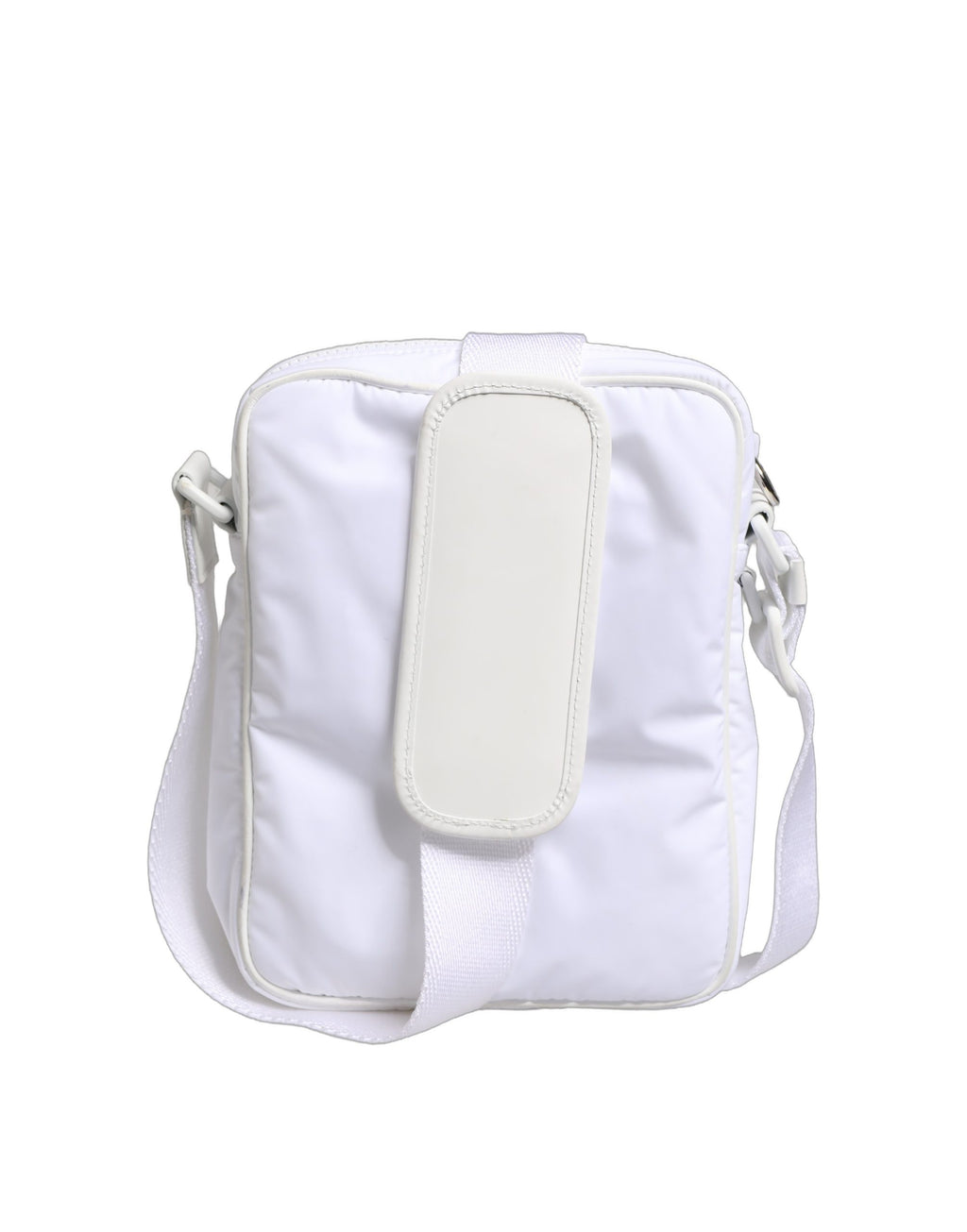 White Logo Plaque Crossbody Shoulder Borse Men Bag