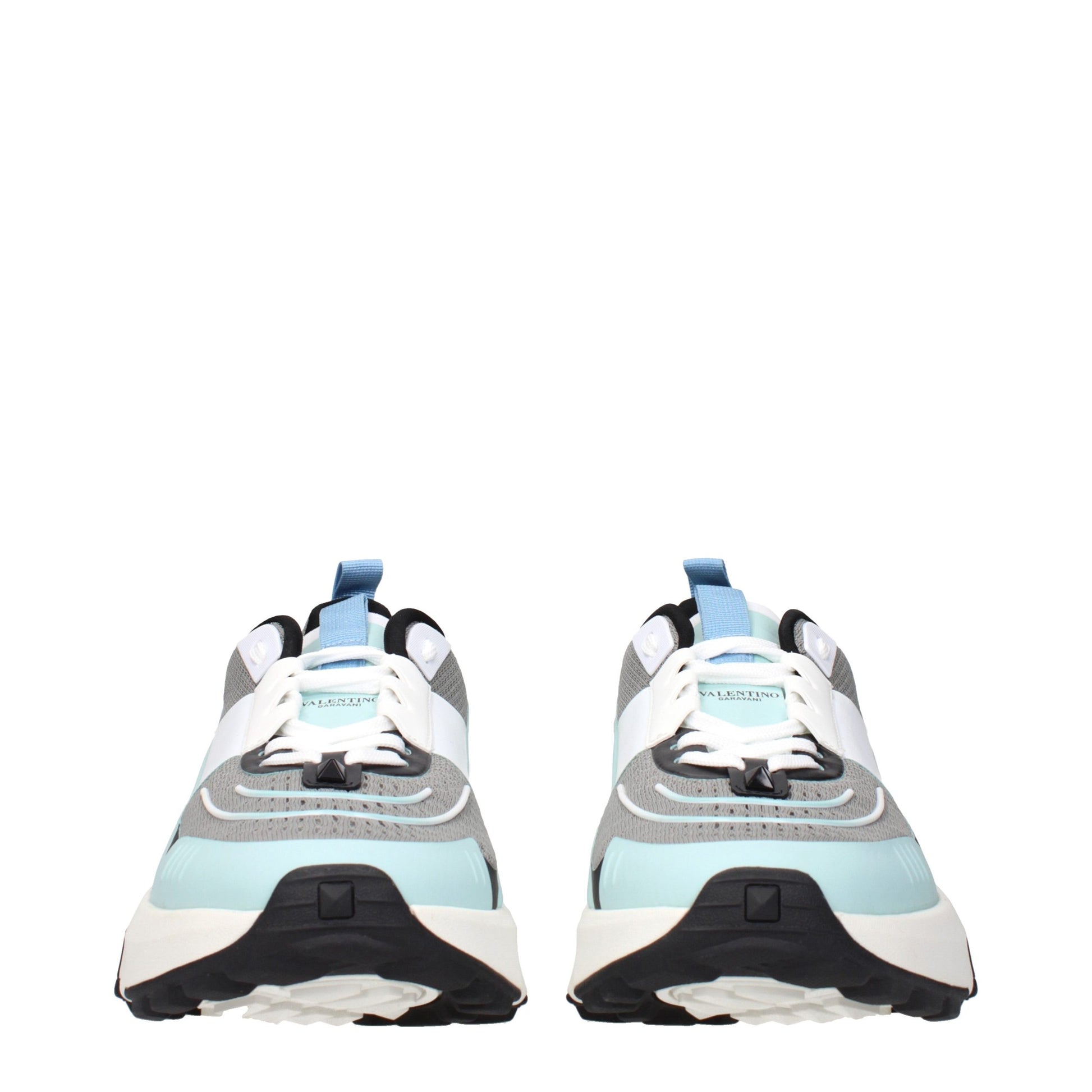 Gray Fabric Athletic Sneakers