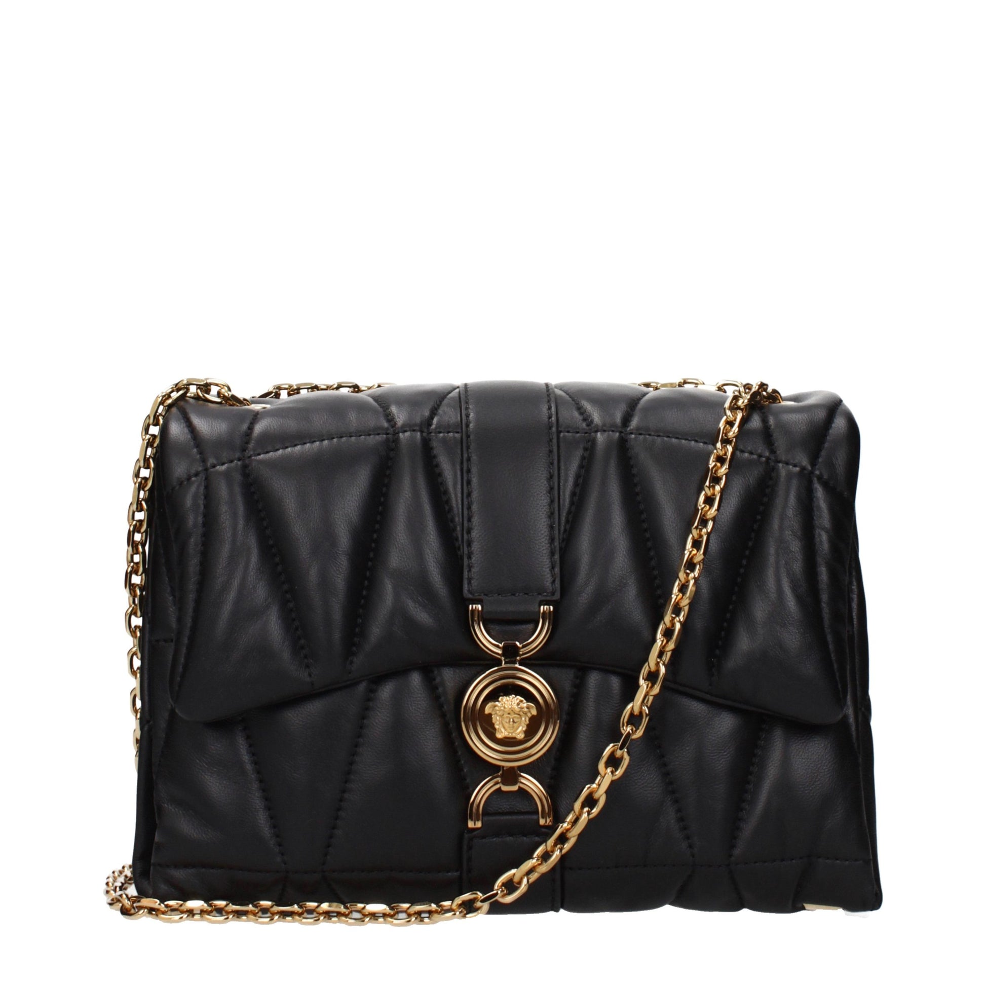 Black Leather Shoulder Bag