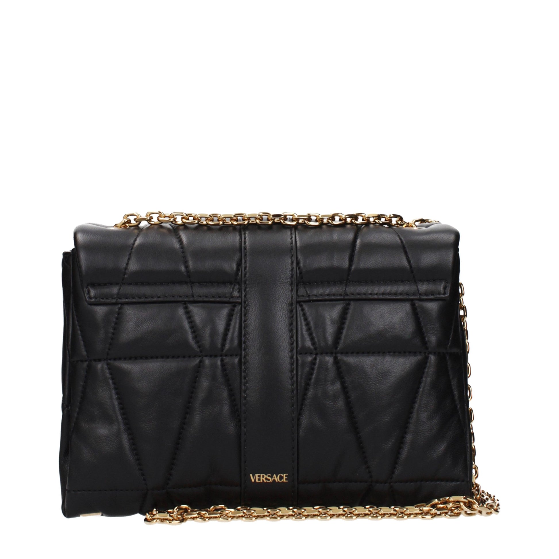 Black Leather Shoulder Bag